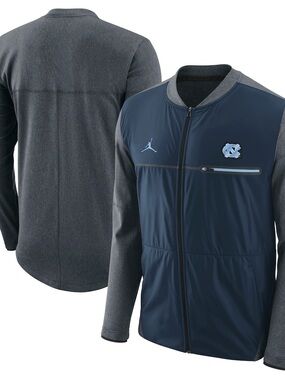 NWT! Nike Jordan x UNC Men’s Coaches Sideline Hybrid Official On-Field Jacket